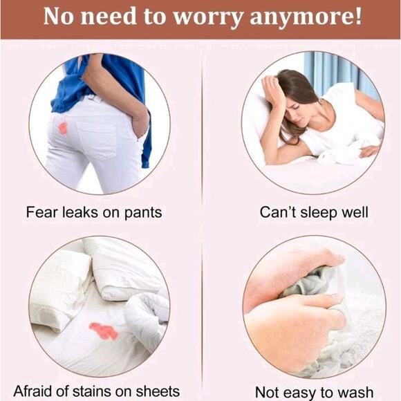 9 Pack Innersy Postpartum Period Panties Heavy Flow Leak Proof Black, 4X-Large - Picture 8 of 8